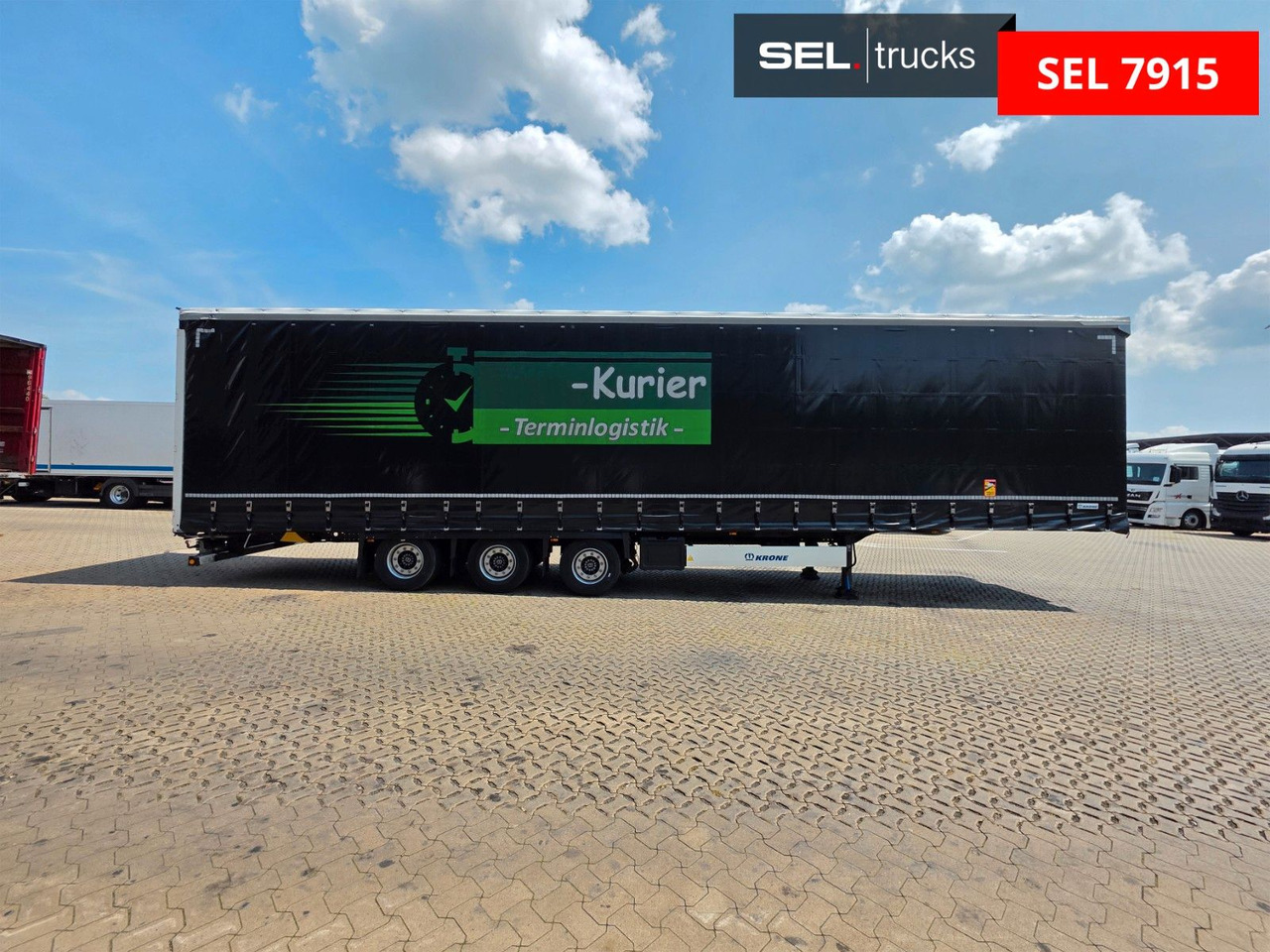 Krone SD / Hubdach / EDSCHA / Mega / Liftachse - Semi-trailer dengan terpal samping: gambar 4 Krone SD / Hubdach / EDSCHA / Mega / Liftachse - Semi-trailer dengan terpal samping: gambar 4