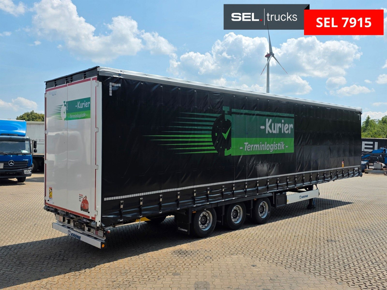 Krone SD / Hubdach / EDSCHA / Mega / Liftachse - Semi-trailer dengan terpal samping: gambar 5 Krone SD / Hubdach / EDSCHA / Mega / Liftachse - Semi-trailer dengan terpal samping: gambar 5