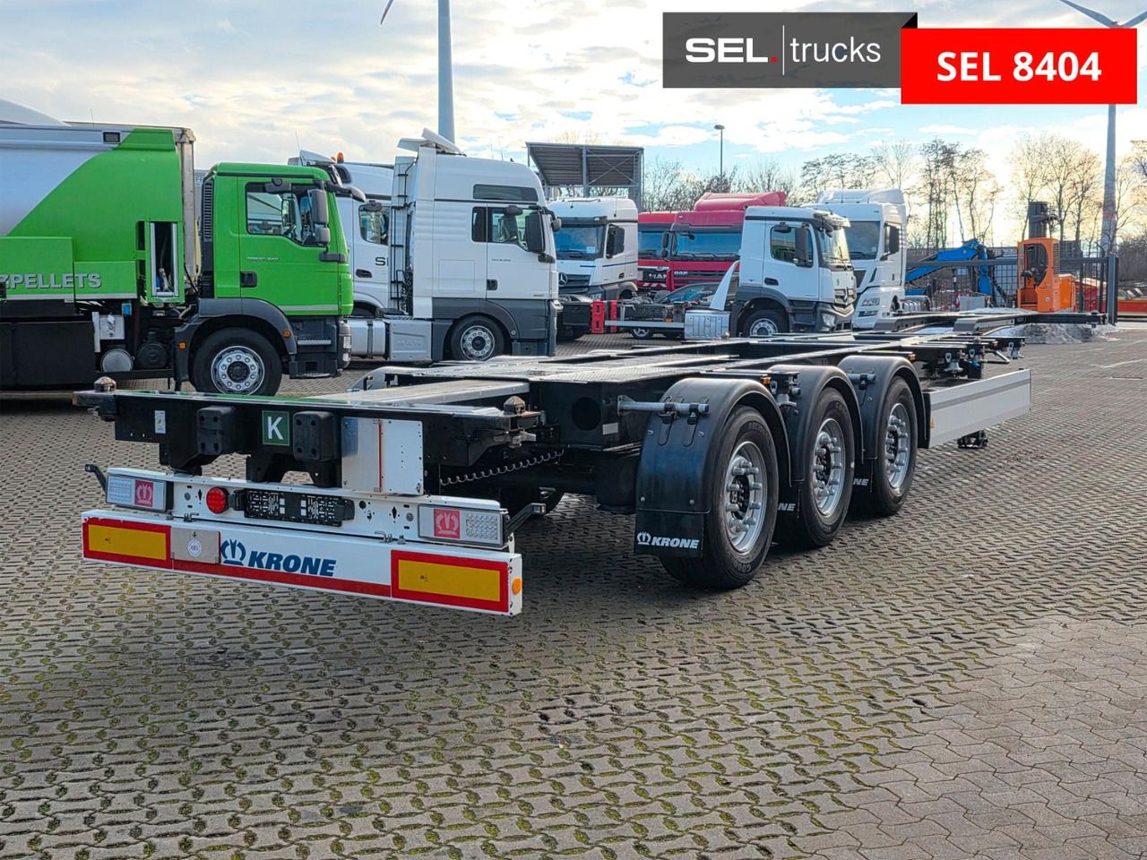 Krone SD / Liftachse / Teleskop / 11.908 - 13.403 - Semi-trailer sasis: gambar 5 Krone SD / Liftachse / Teleskop / 11.908 - 13.403 - Semi-trailer sasis: gambar 5