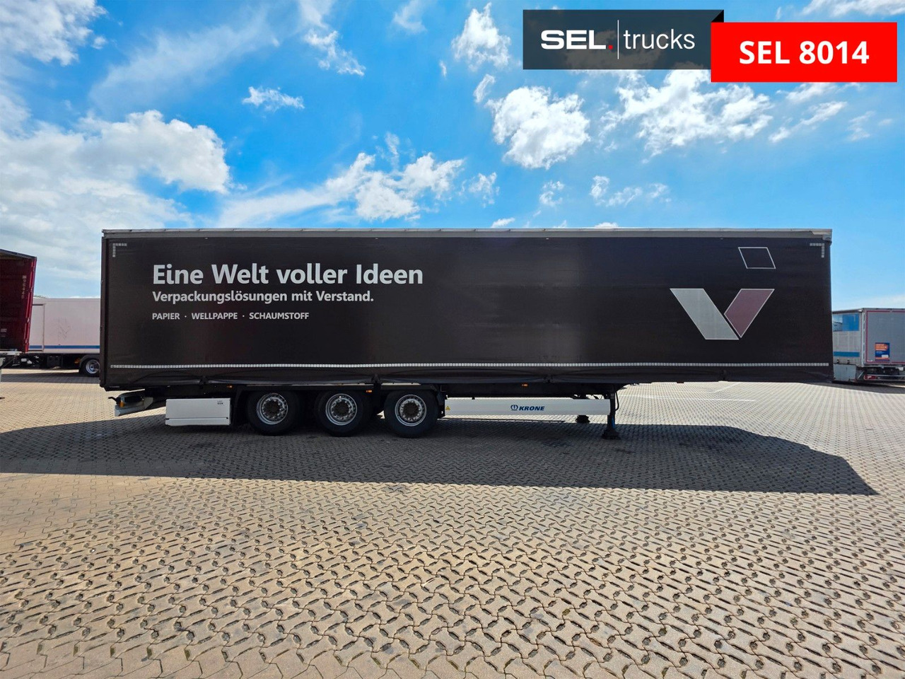 Krone SD / Liftachse / XL Code / EDSCHA - Semi-trailer dengan terpal samping: gambar 4 Krone SD / Liftachse / XL Code / EDSCHA - Semi-trailer dengan terpal samping: gambar 4