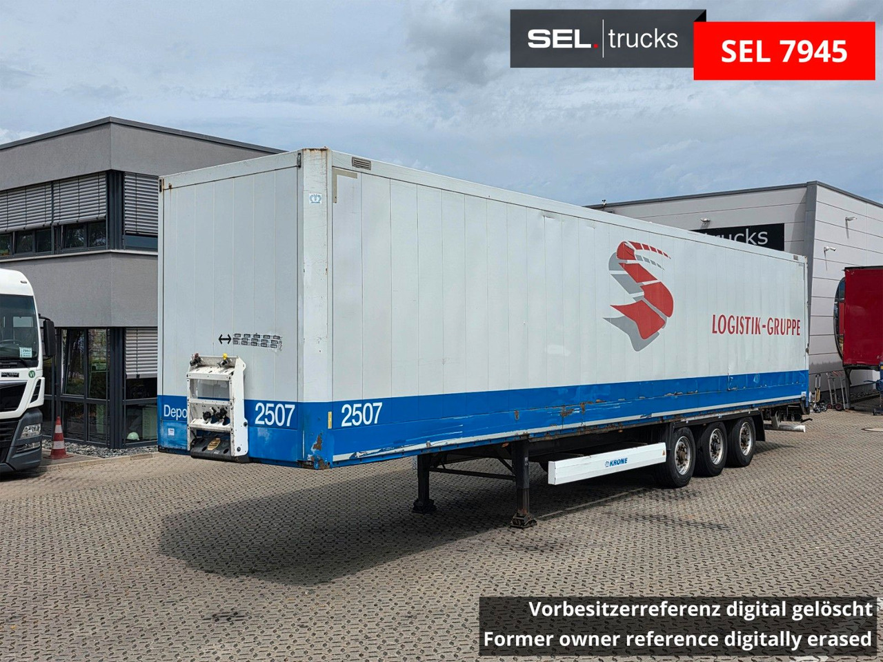 Krone SD / Textil / Liftachse - Semi-trailer kotak tertutup: gambar 1 Krone SD / Textil / Liftachse - Semi-trailer kotak tertutup: gambar 1