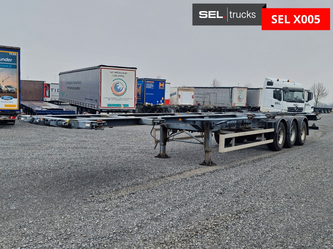 Krone SDC 24 Containerchassie - Semi-trailer pengangkut mobil: gambar 1 Krone SDC 24 Containerchassie - Semi-trailer pengangkut mobil: gambar 1