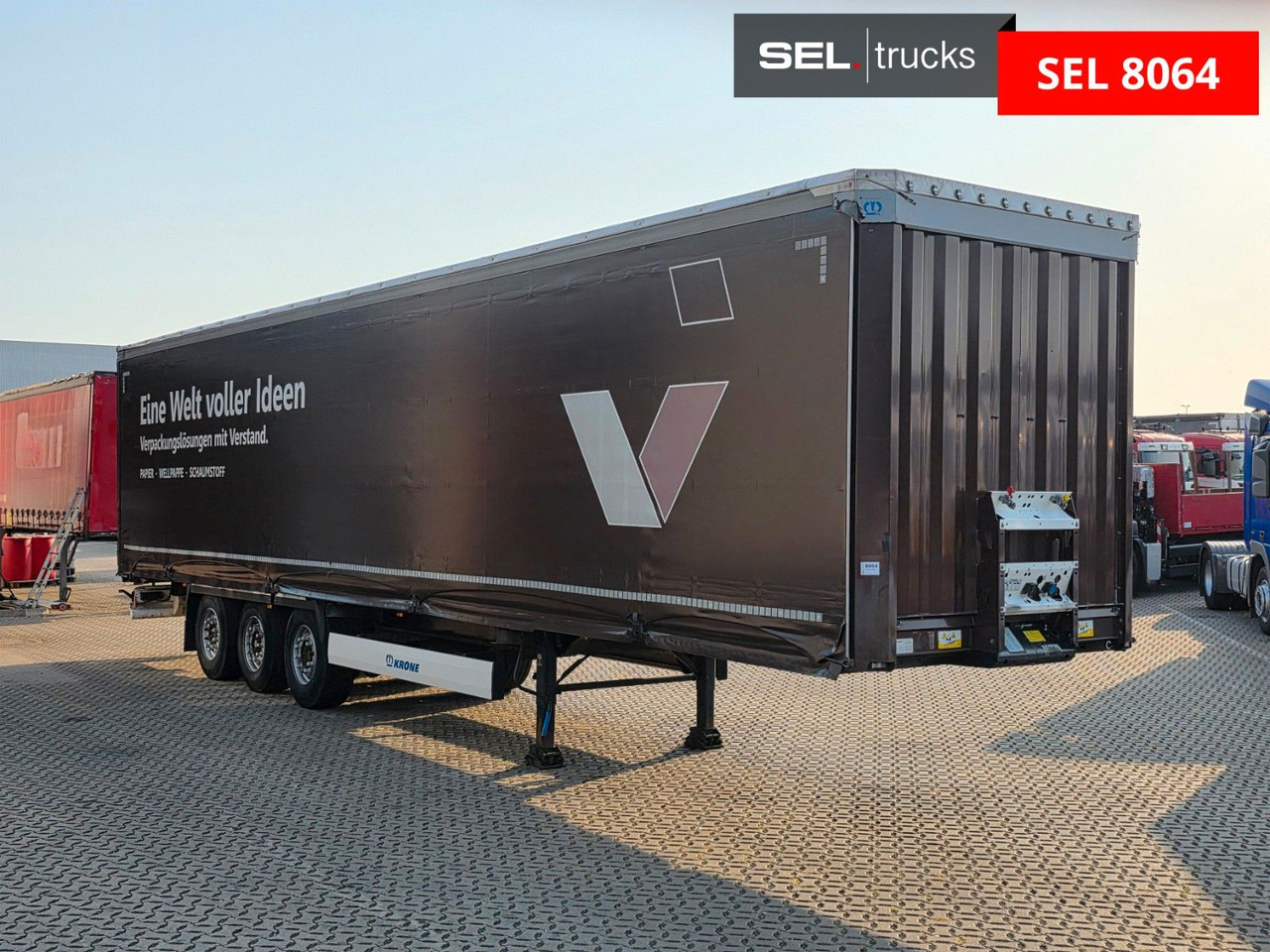 Krone SZ / EDSCHA / Liftachse - Semi-trailer dengan terpal samping: gambar 3 Krone SZ / EDSCHA / Liftachse - Semi-trailer dengan terpal samping: gambar 3