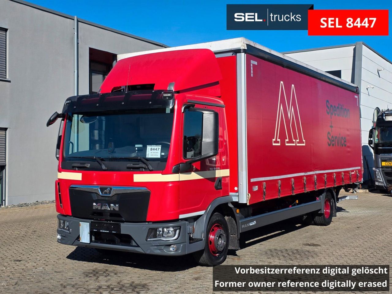 MAN TGL 12.220 4x2 BL CH / Ladebordwand / Navi - Truk dengan terpal samping: gambar 1 MAN TGL 12.220 4x2 BL CH / Ladebordwand / Navi - Truk dengan terpal samping: gambar 1