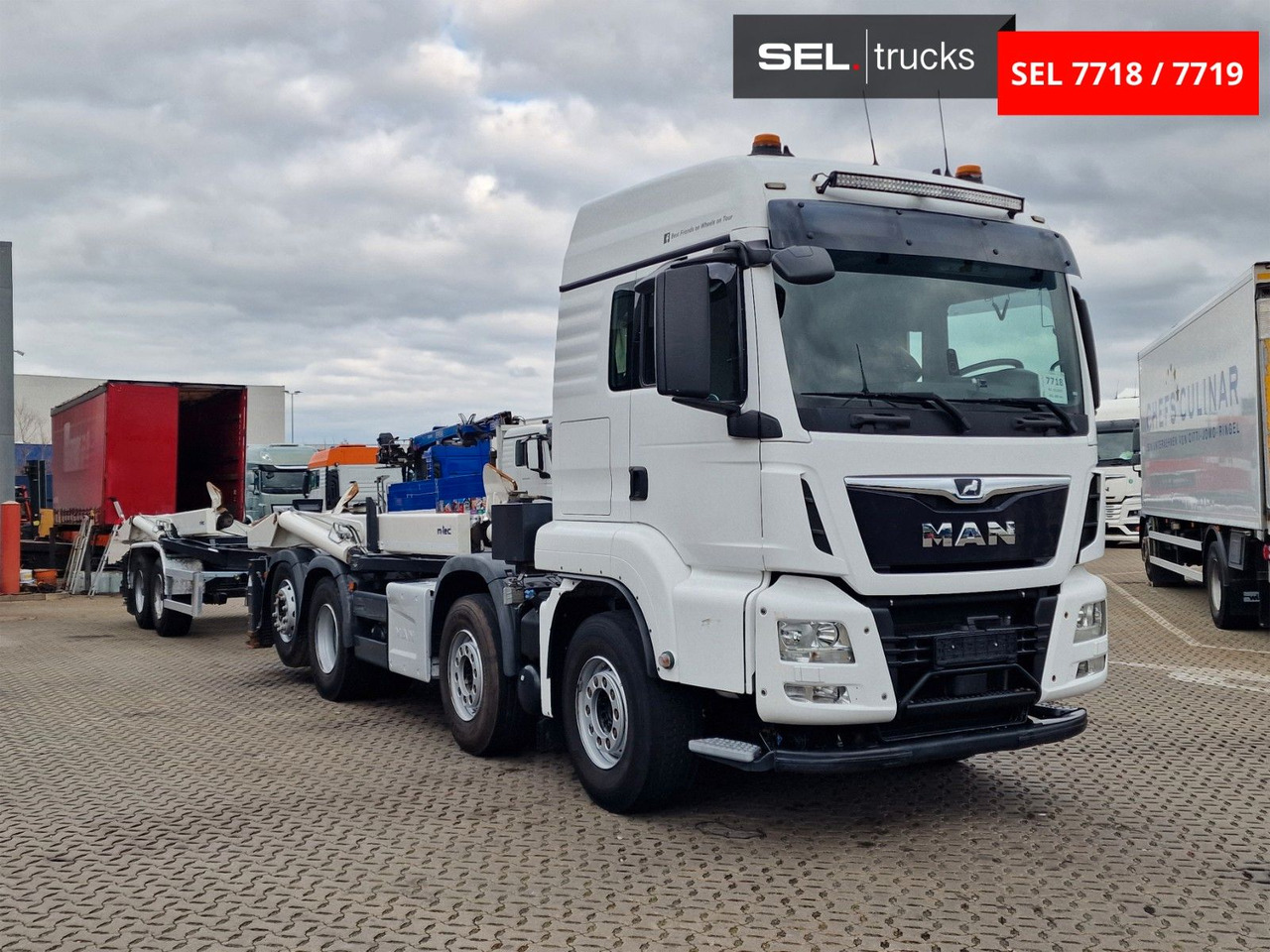 MAN TGS 35.500.8X2-6 BL / Silosteller / Lenkachse - Truk jungkit: gambar 3 MAN TGS 35.500.8X2-6 BL / Silosteller / Lenkachse - Truk jungkit: gambar 3