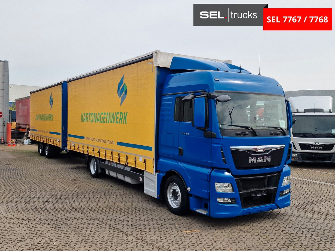 MAN TGX 18.440 4X2 LL-U /Intarder/Hubdach/Durchlade - Truk dengan terpal samping: gambar 3 MAN TGX 18.440 4X2 LL-U /Intarder/Hubdach/Durchlade - Truk dengan terpal samping: gambar 3