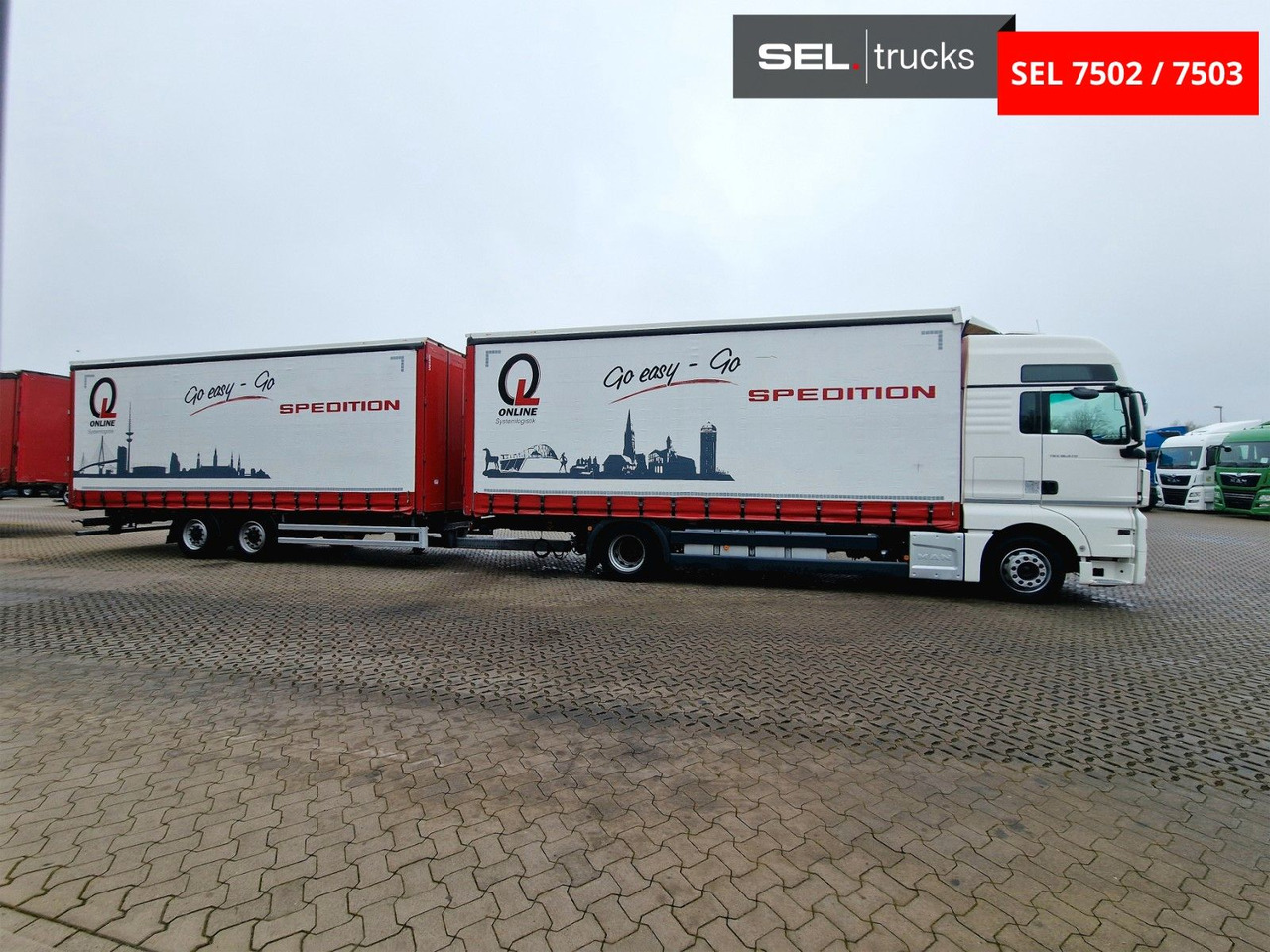 MAN TGX 18.470 4X2 LL/Intarder/Aluklap./Durchlade/6D - Truk dengan terpal samping: gambar 4 MAN TGX 18.470 4X2 LL/Intarder/Aluklap./Durchlade/6D - Truk dengan terpal samping: gambar 4