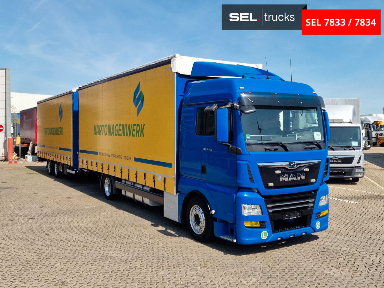 MAN TGX 18.500 4X2 LL-U / Intarder/Durchlade/Hubdach - Truk dengan terpal samping: gambar 3 MAN TGX 18.500 4X2 LL-U / Intarder/Durchlade/Hubdach - Truk dengan terpal samping: gambar 3