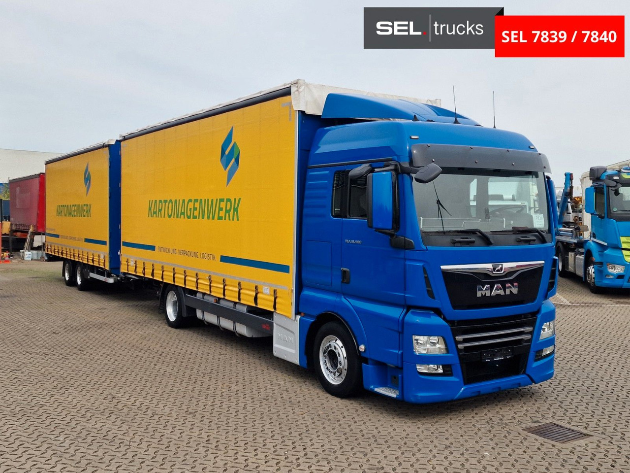MAN TGX 18.500 4x2 LL-U /Intarder/Druchlade/Hubdach - Truk dengan terpal samping: gambar 3 MAN TGX 18.500 4x2 LL-U /Intarder/Druchlade/Hubdach - Truk dengan terpal samping: gambar 3