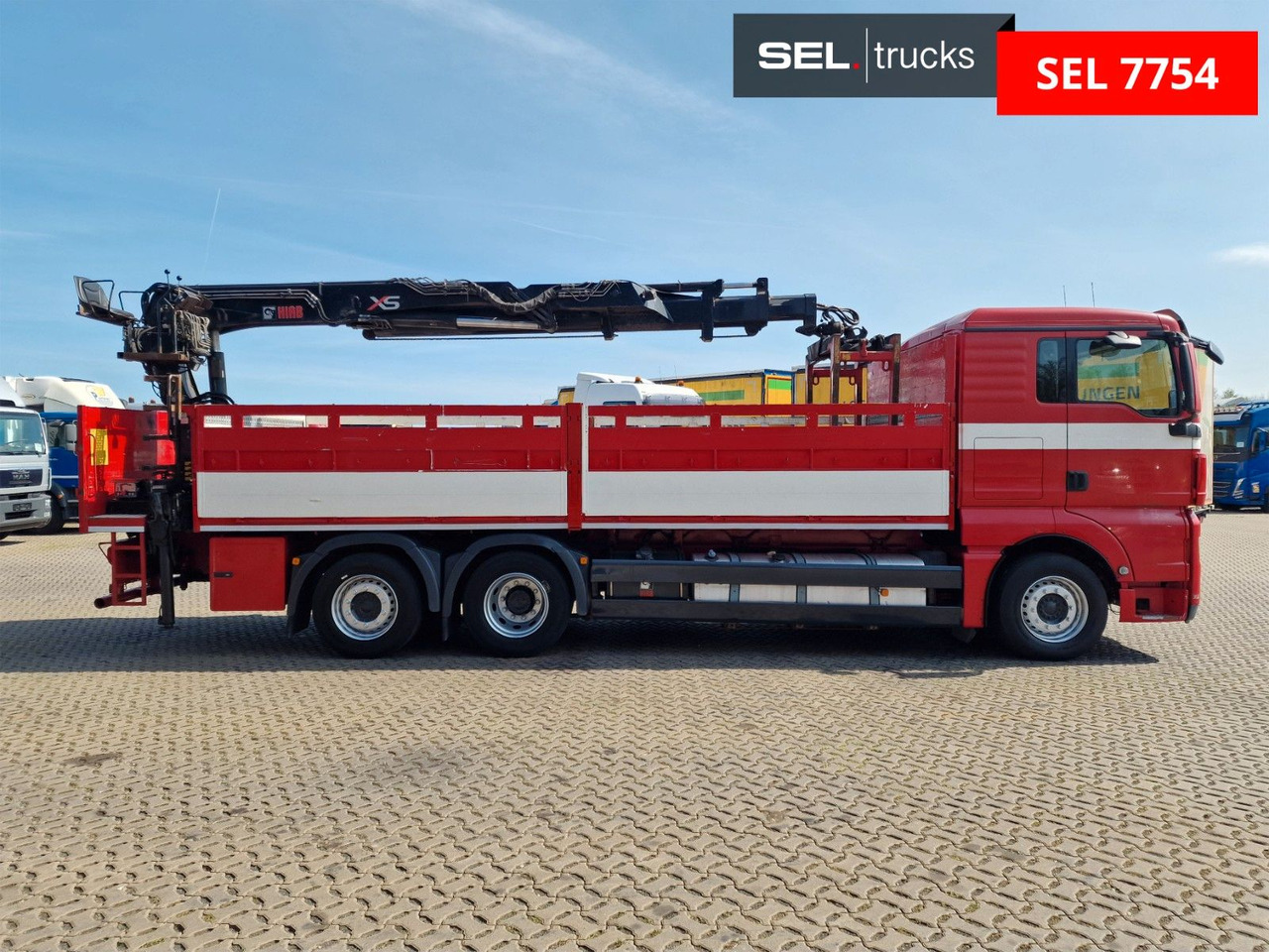 MAN TGX 26.400 6x2-2 BL/ Intarder / HIAB / Lenkachse - Truk derek: gambar 4 MAN TGX 26.400 6x2-2 BL/ Intarder / HIAB / Lenkachse - Truk derek: gambar 4