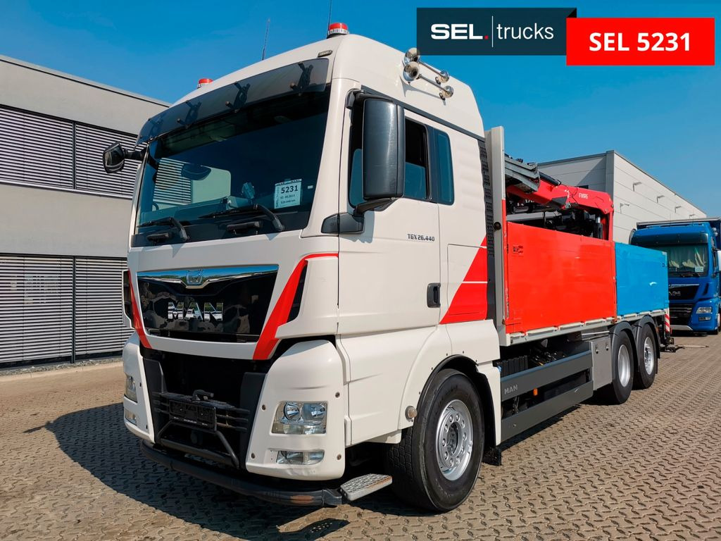 MAN TGX 26.440 6X2-4 BL /Fassi /Lenkachse /Intarder MAN TGX 26.440 6X2-4 BL /Fassi /Lenkachse /Intarder - Truk derek: gambar 1 MAN TGX 26.440 6X2-4 BL /Fassi /Lenkachse /Intarder MAN TGX 26.440 6X2-4 BL /Fassi /Lenkachse /Intarder - Truk derek: gambar 1
