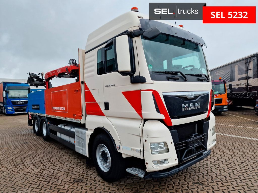 MAN TGX 26.440 / Intarder / Fassi / Lenkachse MAN TGX 26.440 / Intarder / Fassi / Lenkachse - Truk derek: gambar 3 MAN TGX 26.440 / Intarder / Fassi / Lenkachse MAN TGX 26.440 / Intarder / Fassi / Lenkachse - Truk derek: gambar 3