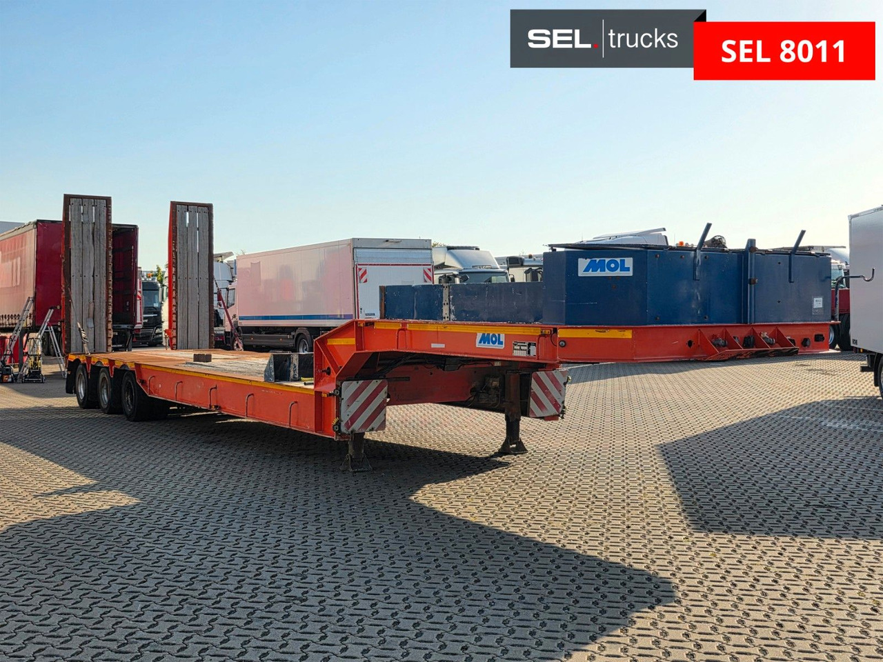 MOL / Lenkachse - Semi-trailer low bed: gambar 3 MOL / Lenkachse - Semi-trailer low bed: gambar 3