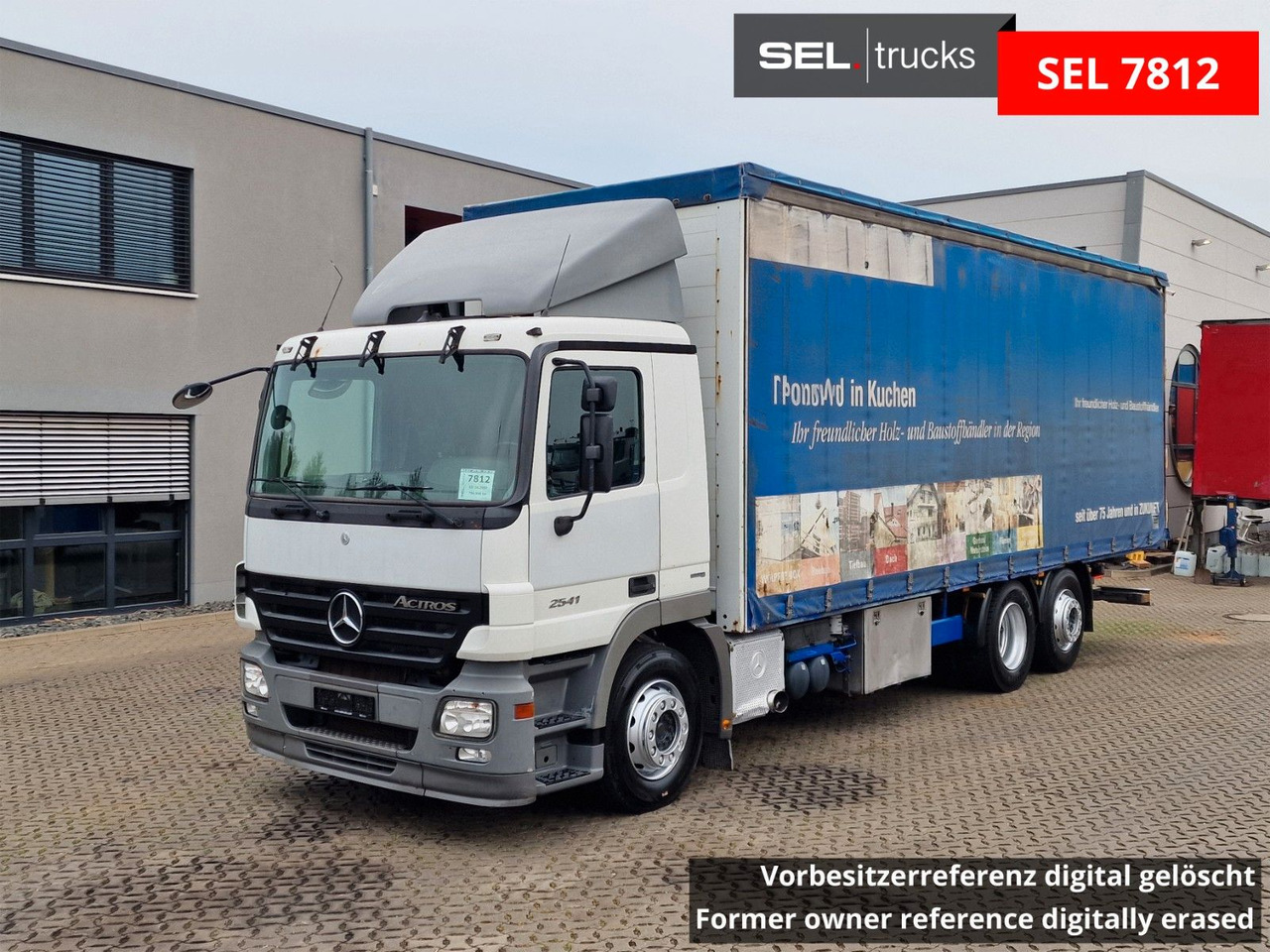 Mercedes-Benz Actros 2541 / Lenkachse / Liftachse / V6 - Truk dengan terpal samping: gambar 1 Mercedes-Benz Actros 2541 / Lenkachse / Liftachse / V6 - Truk dengan terpal samping: gambar 1