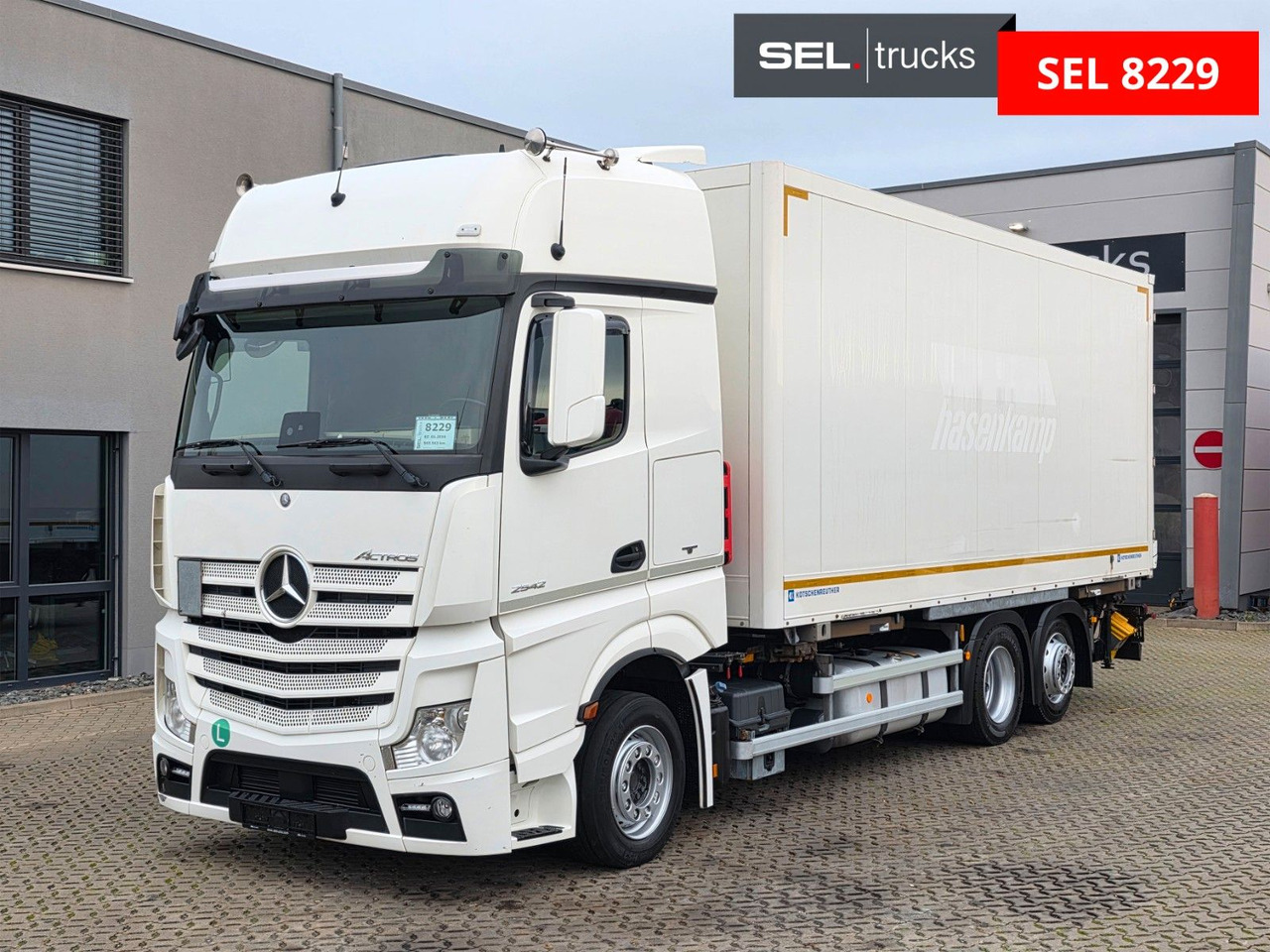Mercedes-Benz Actros 2542 / Standklima / Ldbw / Lenkachse - Pengangkut kontainer/ Container truck: gambar 1 Mercedes-Benz Actros 2542 / Standklima / Ldbw / Lenkachse - Pengangkut kontainer/ Container truck: gambar 1