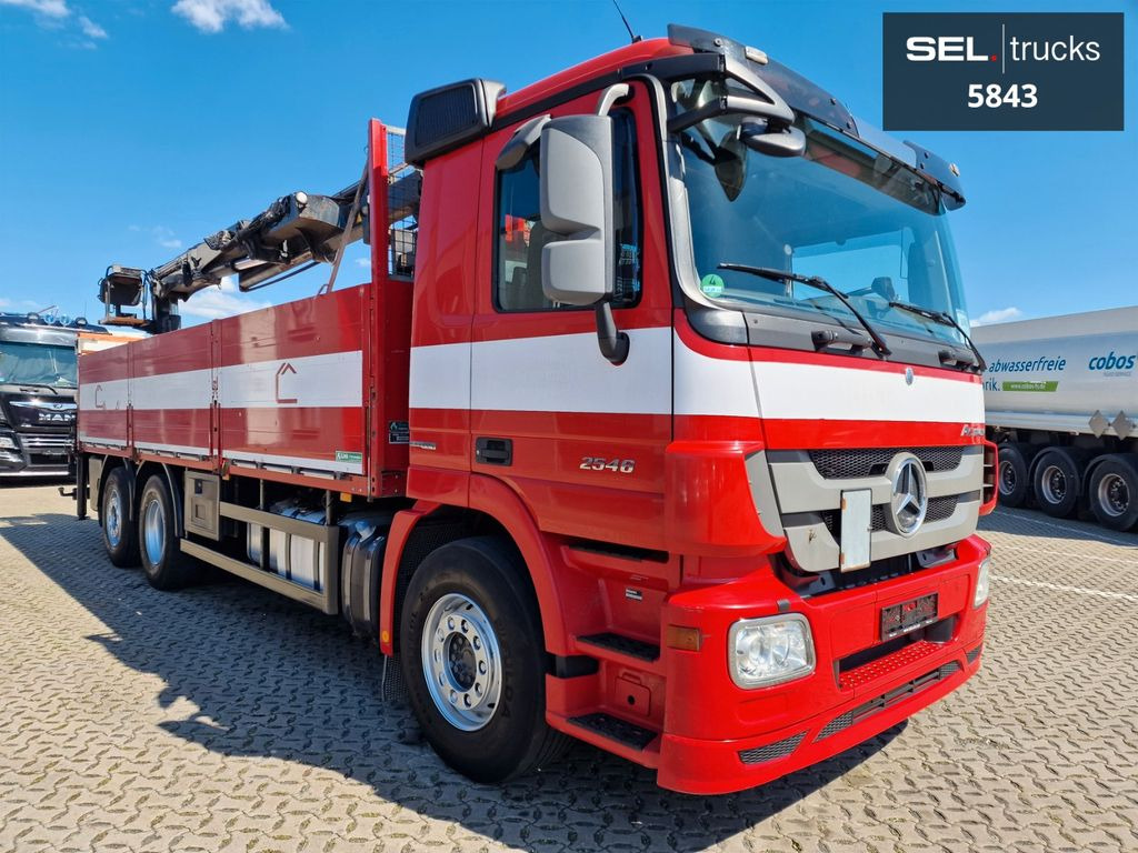 Mercedes-Benz Actros 2546 / HIAB 166K / ADC 4,1t / Lenkachse Mercedes-Benz Actros 2546 / HIAB 166K / ADC 4,1t / Lenkachse - Truk derek, Truk flatbed: gambar 3 Mercedes-Benz Actros 2546 / HIAB 166K / ADC 4,1t / Lenkachse Mercedes-Benz Actros 2546 / HIAB 166K / ADC 4,1t / Lenkachse - Truk derek, Truk flatbed: gambar 3