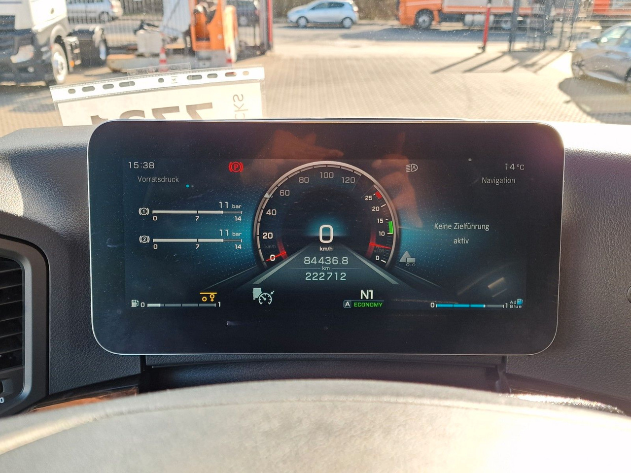 Truk dengan terpal samping Mercedes-Benz Actros 2548 / Retarder / Aluklappen / 6E: gambar 22 Truk dengan terpal samping Mercedes-Benz Actros 2548 / Retarder / Aluklappen / 6E: gambar 22