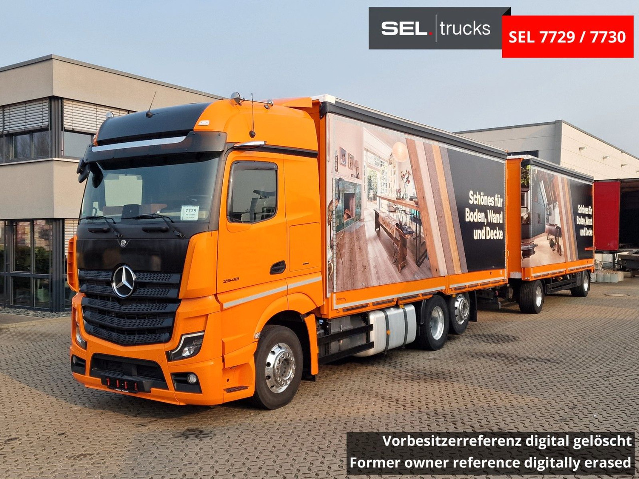 Mercedes-Benz Actros 2548 / Retarder / Euro 6E / Aluklappen - Truk dengan terpal samping: gambar 1 Mercedes-Benz Actros 2548 / Retarder / Euro 6E / Aluklappen - Truk dengan terpal samping: gambar 1