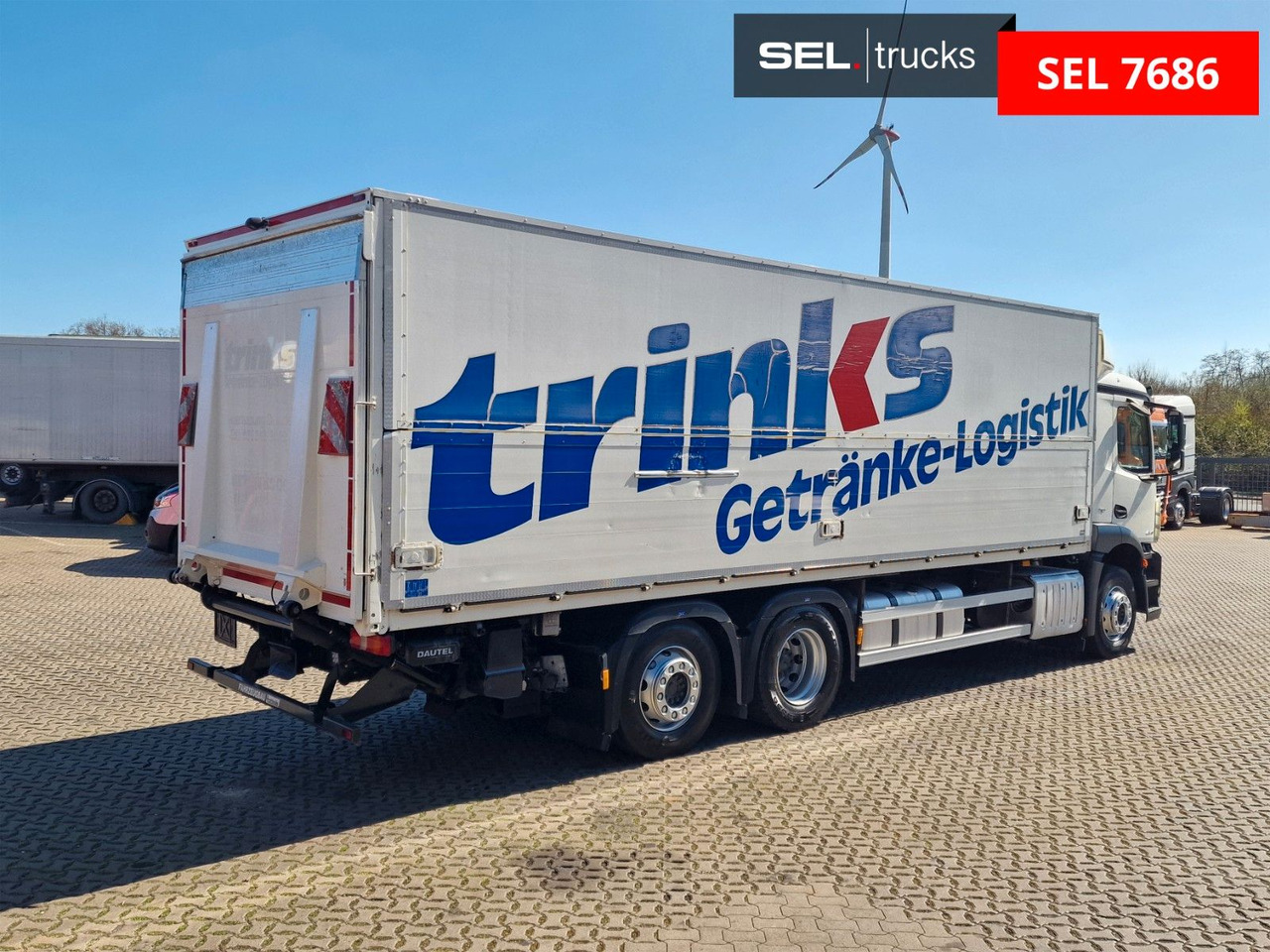 Mercedes-Benz Antos 2543 / Ladebordwand / Lenkachse /Liftachse - Truk minuman: gambar 5 Mercedes-Benz Antos 2543 / Ladebordwand / Lenkachse /Liftachse - Truk minuman: gambar 5