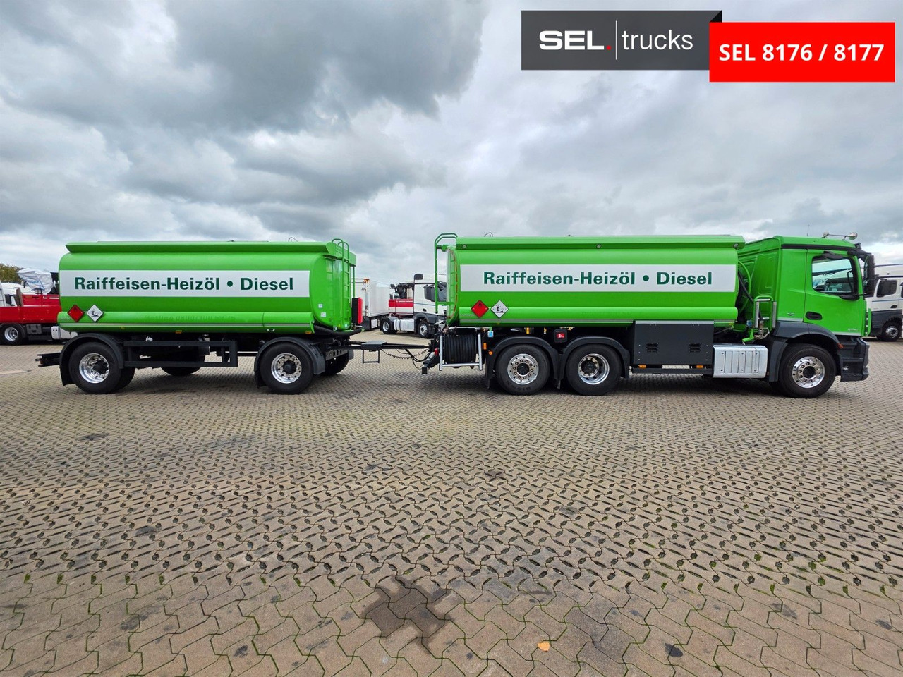 Mercedes-Benz Antos 2643 / Ret. / ADR AT / Lenkachse /KOMPLETT - Truk tangki: gambar 4 Mercedes-Benz Antos 2643 / Ret. / ADR AT / Lenkachse /KOMPLETT - Truk tangki: gambar 4