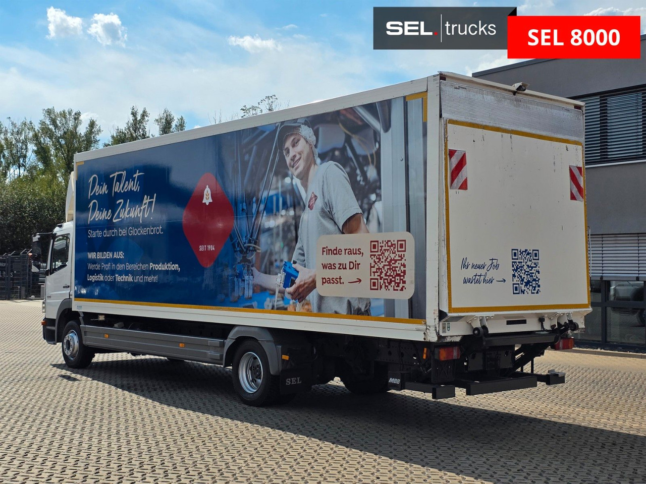 Truk box Mercedes-Benz Atego 1218 / Ladebordwand: gambar 7 Truk box Mercedes-Benz Atego 1218 / Ladebordwand: gambar 7
