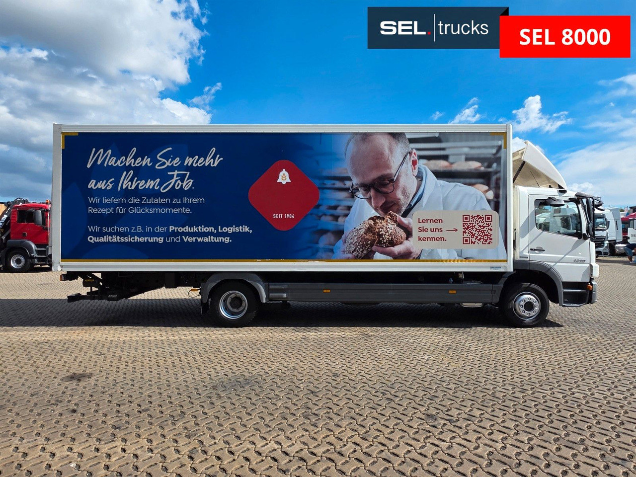 Mercedes-Benz Atego 1218 / Ladebordwand - Truk box: gambar 4 Mercedes-Benz Atego 1218 / Ladebordwand - Truk box: gambar 4