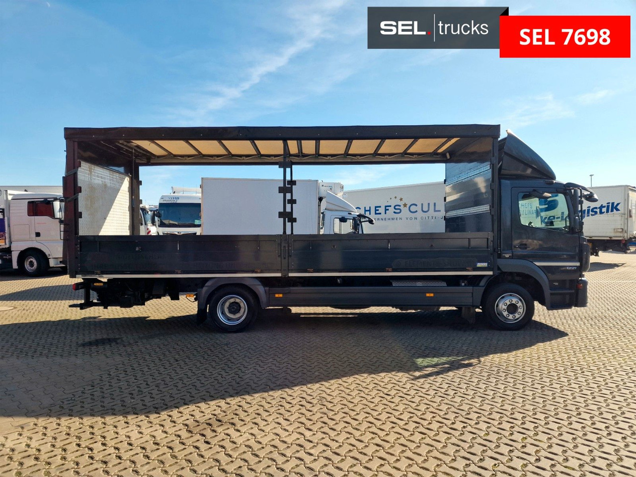 Mercedes-Benz Atego 1221 / Ladebordwand - Truk dengan terpal samping: gambar 4 Mercedes-Benz Atego 1221 / Ladebordwand - Truk dengan terpal samping: gambar 4