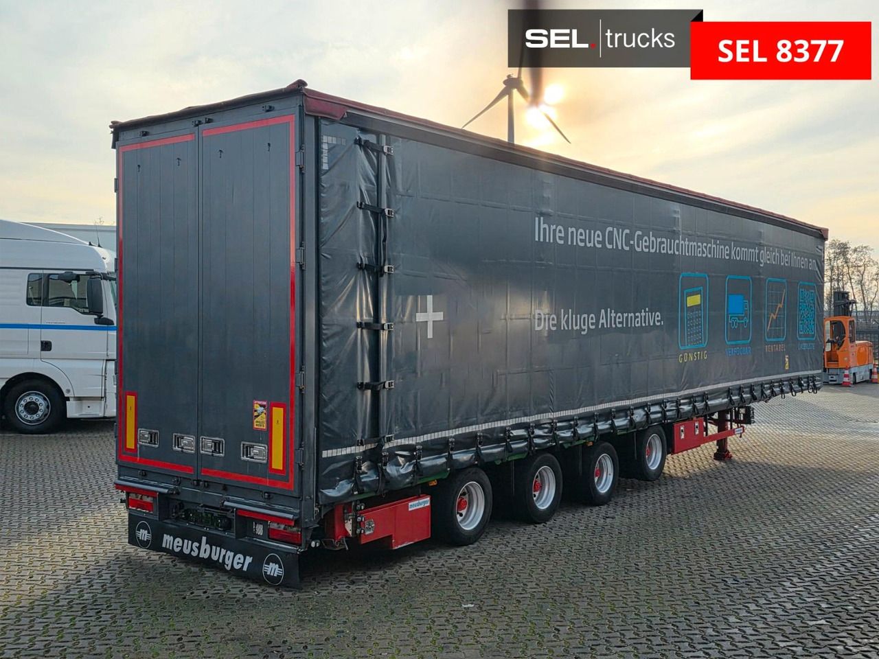 Meusburger MPS-4 / verbreiterbar / Lenkachse / Liftachse - Semi-trailer dengan terpal samping: gambar 5 Meusburger MPS-4 / verbreiterbar / Lenkachse / Liftachse - Semi-trailer dengan terpal samping: gambar 5