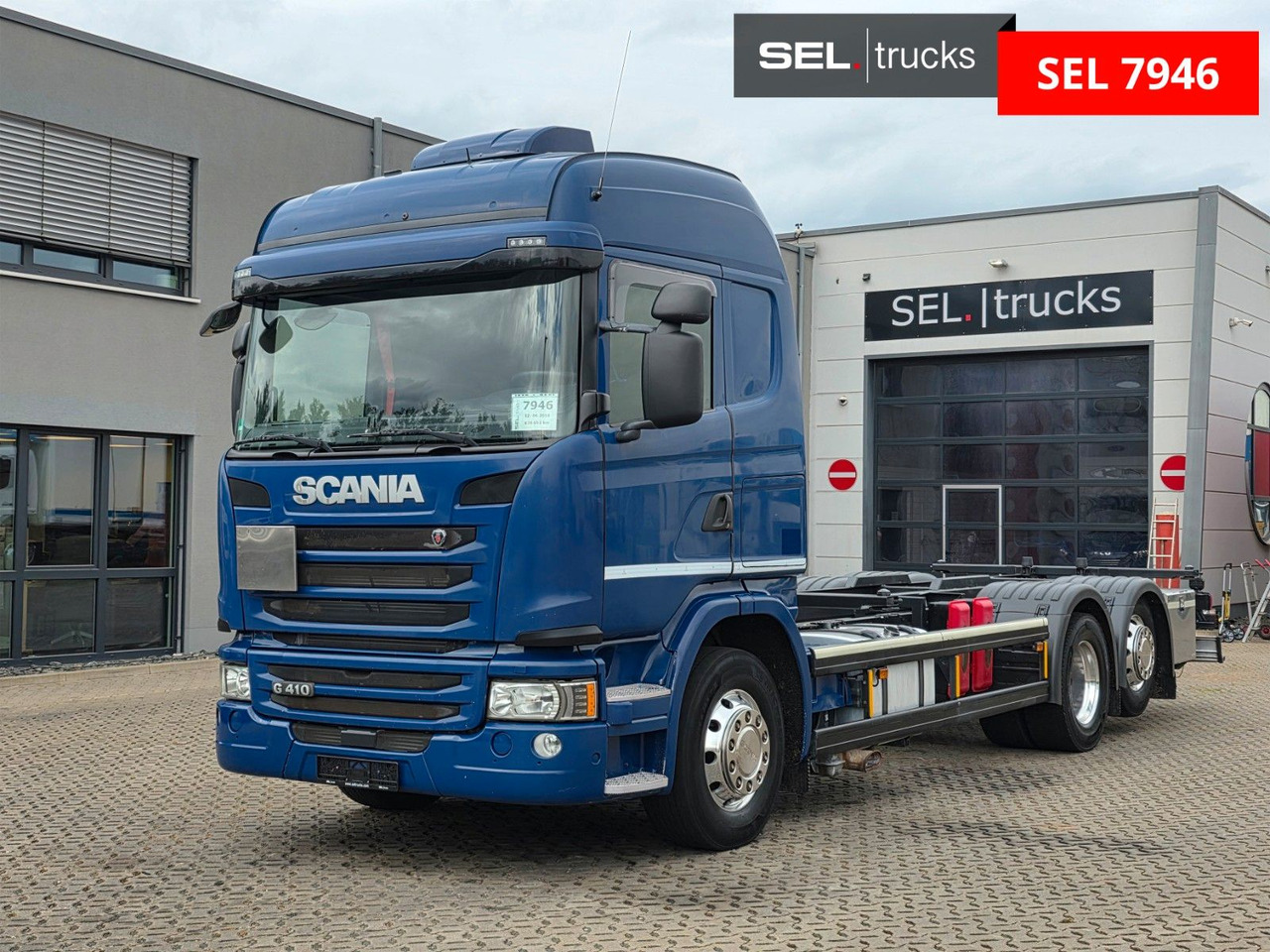Scania G 410 LB6X2*4MNB / Retarder/PTO/ADR/Lenkachse - Pengangkut kontainer/ Container truck: gambar 1 Scania G 410 LB6X2*4MNB / Retarder/PTO/ADR/Lenkachse - Pengangkut kontainer/ Container truck: gambar 1