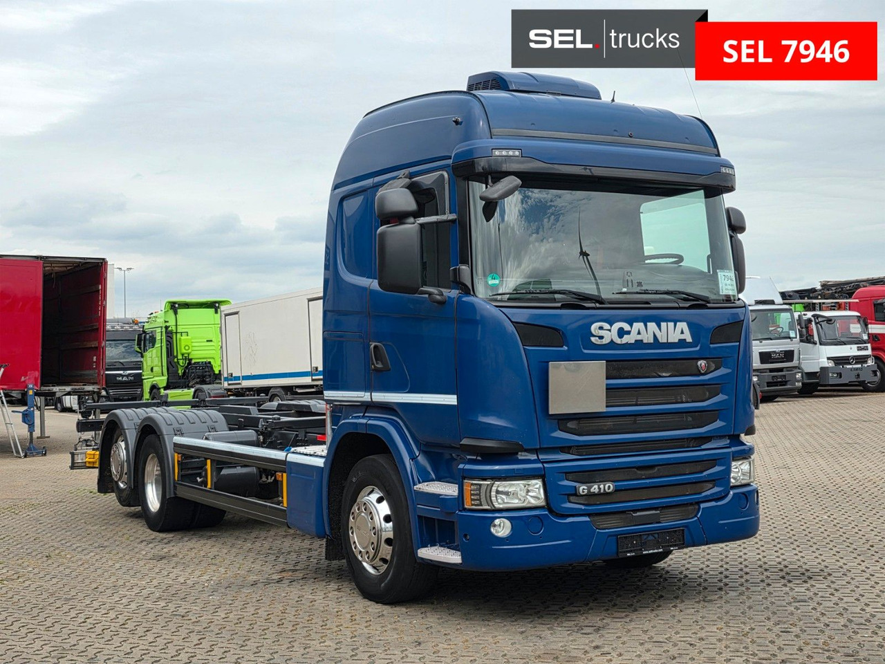 Scania G 410 LB6X2*4MNB / Retarder/PTO/ADR/Lenkachse - Pengangkut kontainer/ Container truck: gambar 3 Scania G 410 LB6X2*4MNB / Retarder/PTO/ADR/Lenkachse - Pengangkut kontainer/ Container truck: gambar 3