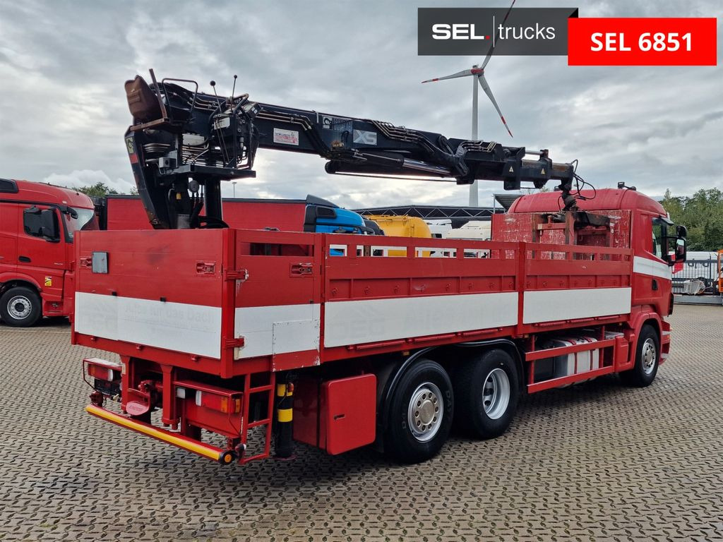 Scania R 380 LB6X2*4MNA / Retarder / HIAB / Lenkachse - Truk derek, Truk flatbed: gambar 5 Scania R 380 LB6X2*4MNA / Retarder / HIAB / Lenkachse - Truk derek, Truk flatbed: gambar 5