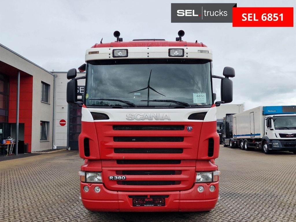 Scania R 380 LB6X2*4MNA / Retarder / HIAB / Lenkachse Scania R 380 LB6X2*4MNA / Retarder / HIAB / Lenkachse - Truk derek, Truk flatbed: gambar 2 Scania R 380 LB6X2*4MNA / Retarder / HIAB / Lenkachse Scania R 380 LB6X2*4MNA / Retarder / HIAB / Lenkachse - Truk derek, Truk flatbed: gambar 2