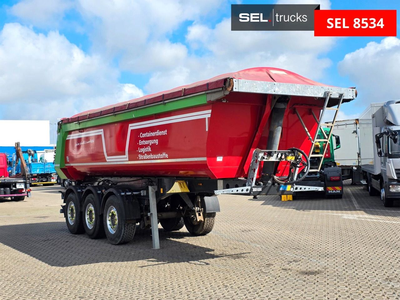 Schmitz Cargobull SKI 24 SL 7.2 / Alu-Felgen / Liftachse - Semi-trailer jungkit: gambar 3 Schmitz Cargobull SKI 24 SL 7.2 / Alu-Felgen / Liftachse - Semi-trailer jungkit: gambar 3