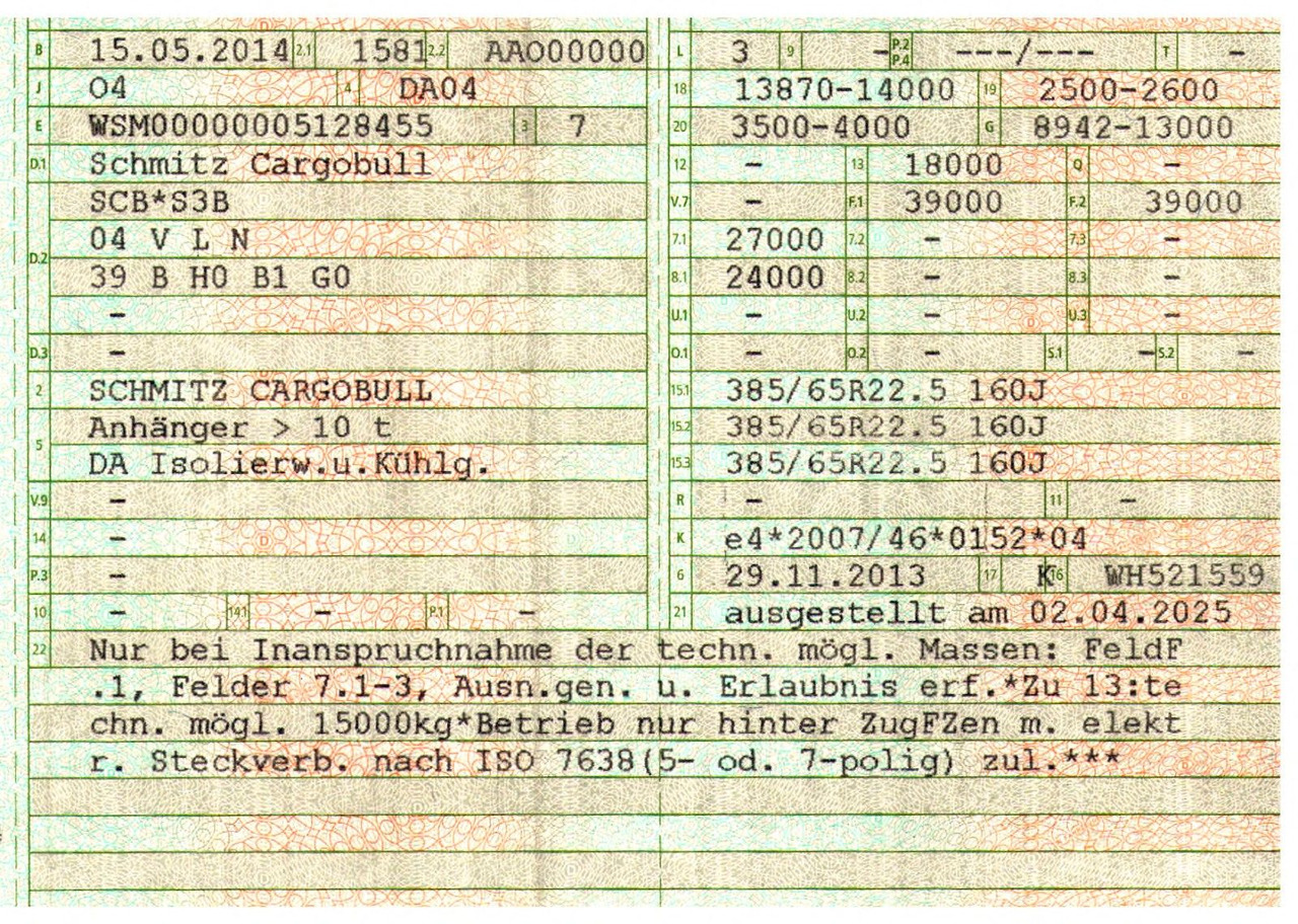 Semi-trailer berpendingin Schmitz Cargobull SKO 24/L13.4 FP 45 COOL 8/ Doppelstock: gambar 48 Semi-trailer berpendingin Schmitz Cargobull SKO 24/L13.4 FP 45 COOL 8/ Doppelstock: gambar 48