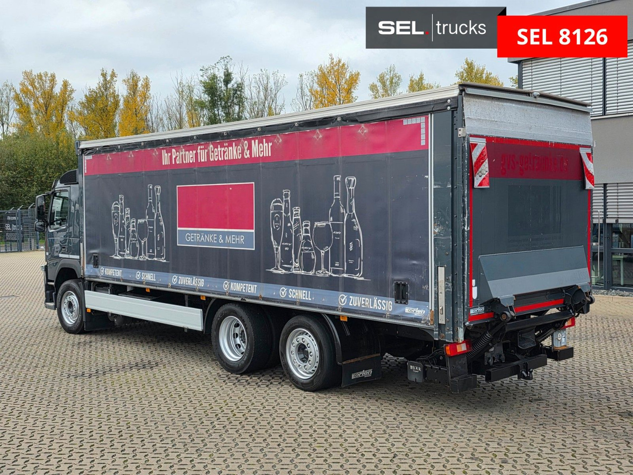 Truk dengan terpal samping Volvo FM 410 / Ladebordwand / Lenkachse: gambar 7