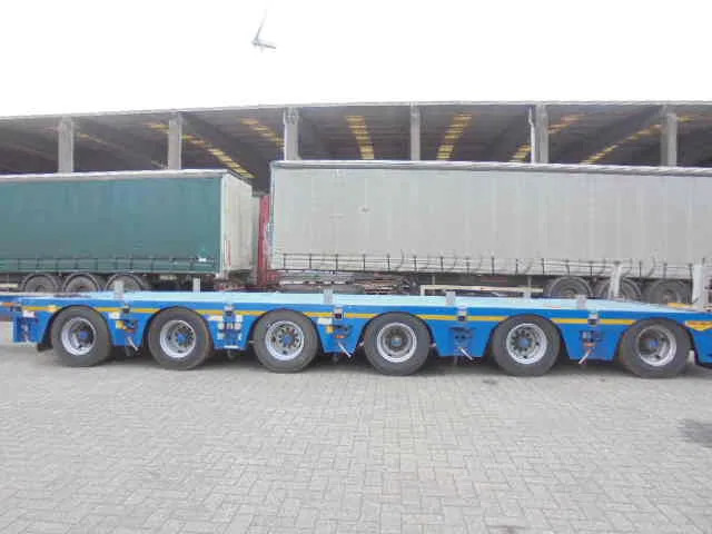 Semi-trailer low bed Broshuis 2+6 ABSD-105 SL 6+2 NL KENTEKEN: gambar 9