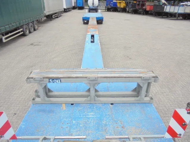 Semi-trailer low bed Broshuis 2+6 ABSD-105 SL 6+2 NL KENTEKEN: gambar 5