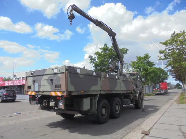 DAF YHZ 2300 6X6 + HIAB CRANE - Truk flatbed, Truk derek: gambar 3 DAF YHZ 2300 6X6 + HIAB CRANE - Truk flatbed, Truk derek: gambar 3