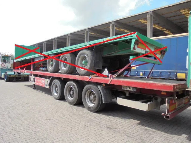 Fruehauf ONCR 39-327 A - Semi-trailer flatbed: gambar 4 Fruehauf ONCR 39-327 A - Semi-trailer flatbed: gambar 4