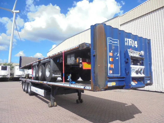 Krone SD MET RONG GATEN NL TRAILER 16x IN STOCK BLACK FRIDAY SELL - Semi-trailer flatbed: gambar 1 Krone SD MET RONG GATEN NL TRAILER 16x IN STOCK BLACK FRIDAY SELL - Semi-trailer flatbed: gambar 1