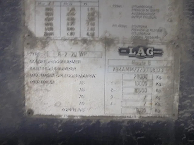 Trailer dengan terpal samping LAG A-2-20 WP: gambar 13