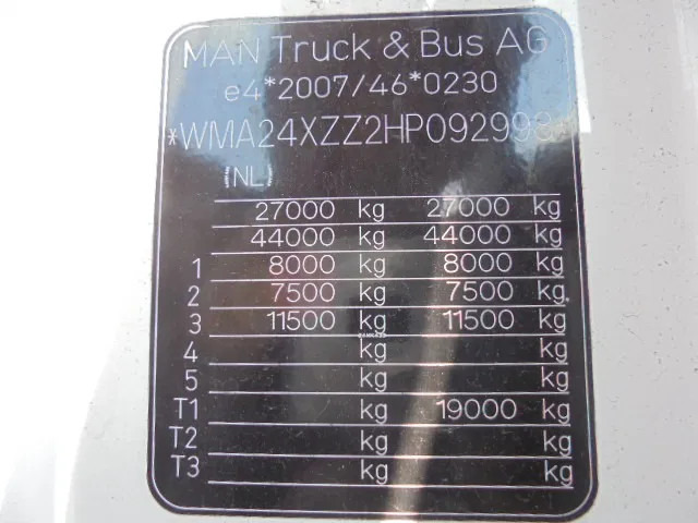 Tractor head MAN TGX 26.420 XXL 6X2 NL TRUCK: gambar 19
