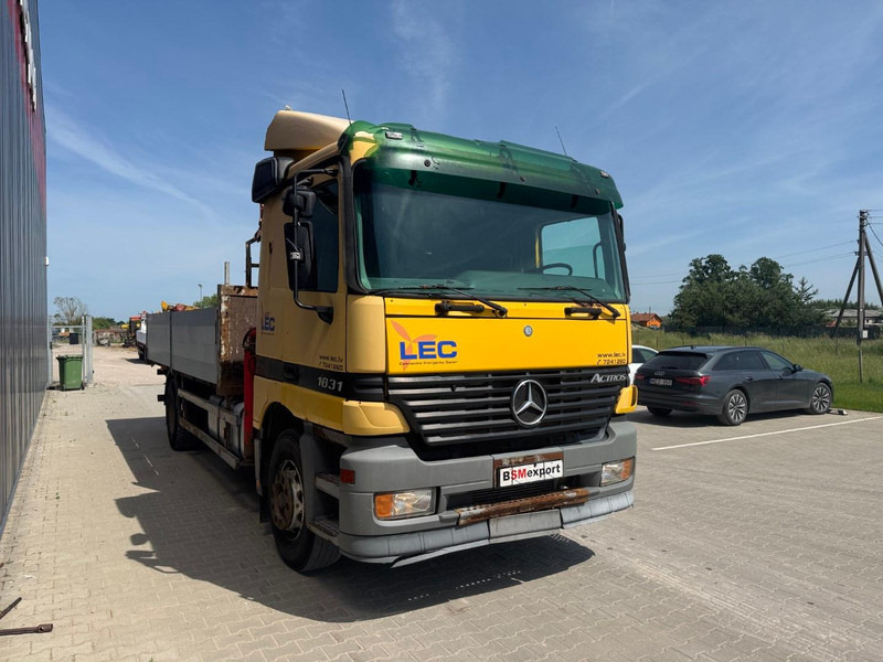 Mercedes-Benz Actros 1831, no crane - Truk flatbed: gambar 2 Mercedes-Benz Actros 1831, no crane - Truk flatbed: gambar 2