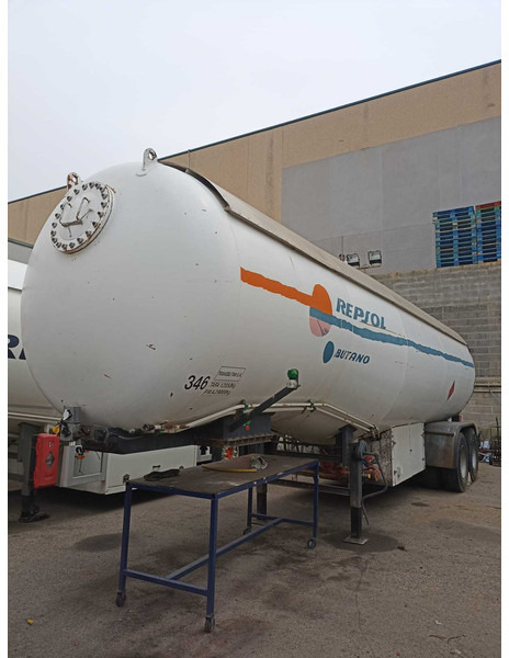 ACERBI Eurotechnika 41490 Spring-Spring. gas tank trailer - Semi-trailer: gambar 1 ACERBI Eurotechnika 41490 Spring-Spring. gas tank trailer - Semi-trailer: gambar 1