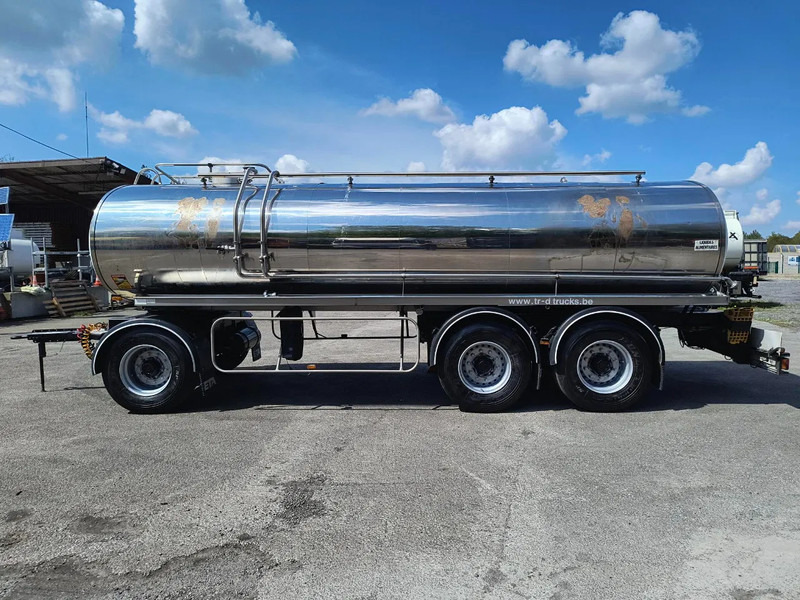 Trailer tangki untuk pengangkutan susu ETA 16500L INSULATED INOX TANK - 1 COMP: gambar 8