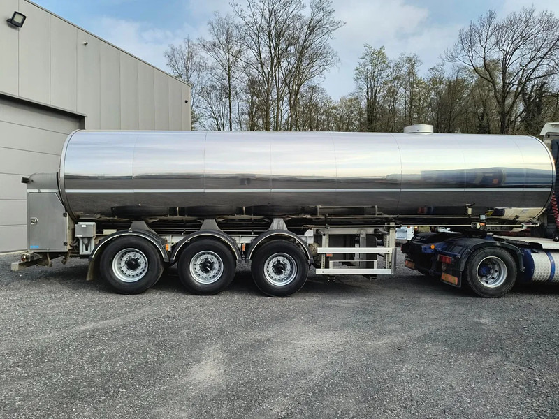 Semi-trailer tangki untuk pengangkutan susu ETA 29000L INSULATED INOX TANK - 1 COMP - PUMP: gambar 6