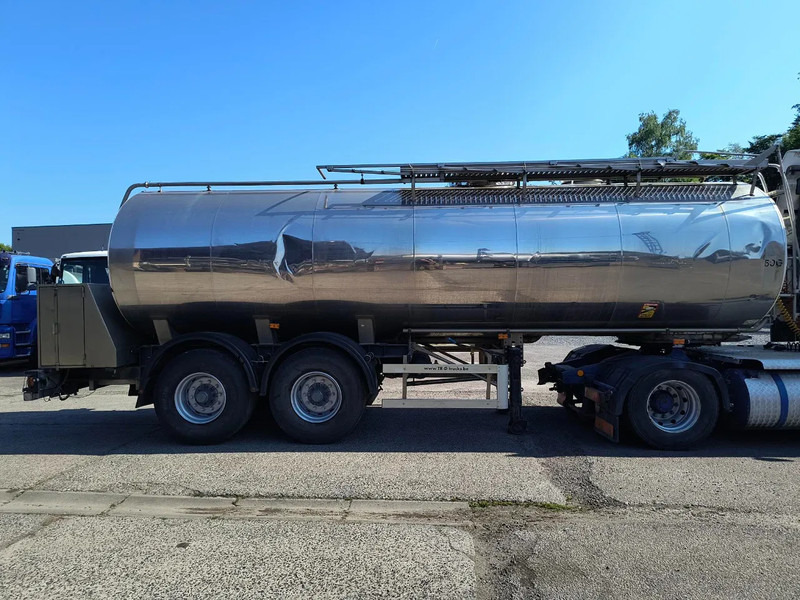 MAISONNEUVE INSULATED INOX TANK 25000 L - 1 COMP - PUMP - Semi-trailer tangki: gambar 5 MAISONNEUVE INSULATED INOX TANK 25000 L - 1 COMP - PUMP - Semi-trailer tangki: gambar 5