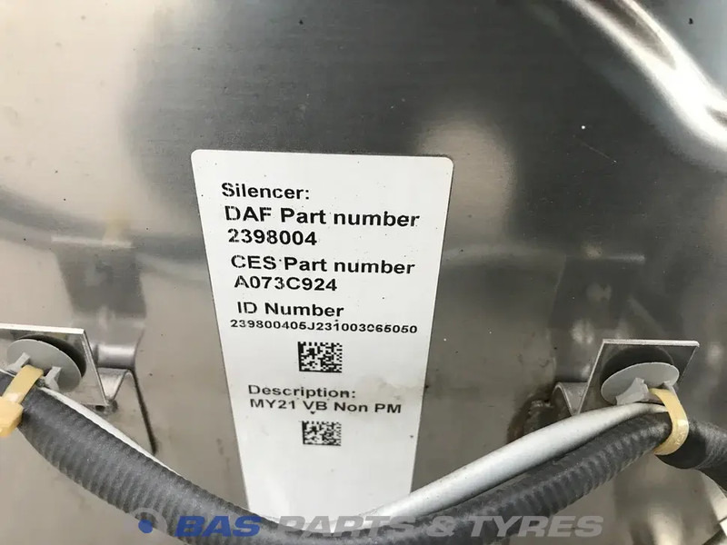 DAF Uitlaatdemper DAF 2398004 - Knalpot untuk Truk: gambar 5 DAF Uitlaatdemper DAF 2398004 - Knalpot untuk Truk: gambar 5