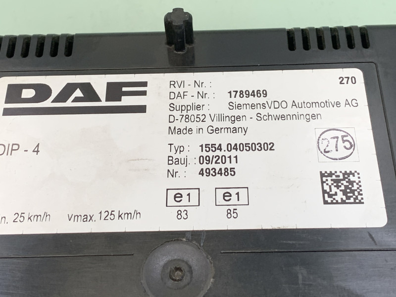 DAF XF105 - Dasbor untuk Truk: gambar 3 DAF XF105 - Dasbor untuk Truk: gambar 3