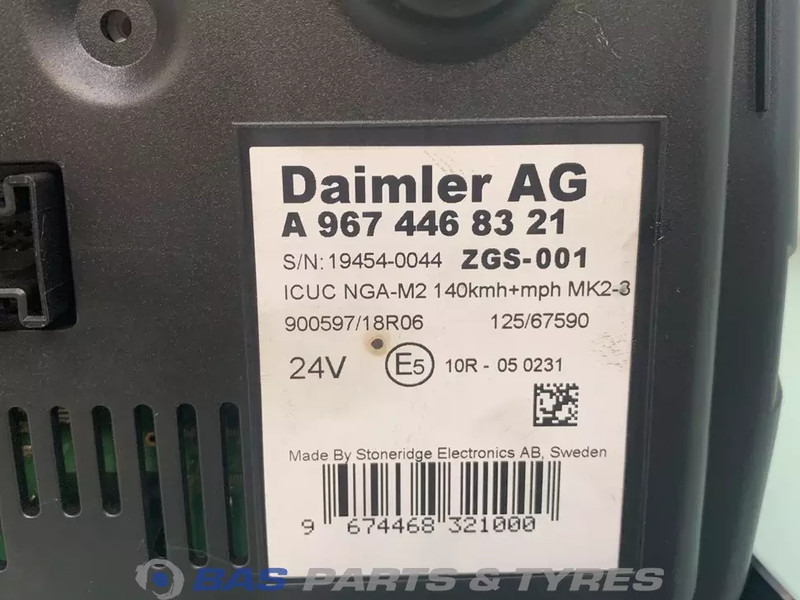 Mercedes-Benz Atego MP4 Instrumentencluster Mercedes A 967 446 83 21 - Dasbor untuk Truk: gambar 3 Mercedes-Benz Atego MP4 Instrumentencluster Mercedes A 967 446 83 21 - Dasbor untuk Truk: gambar 3